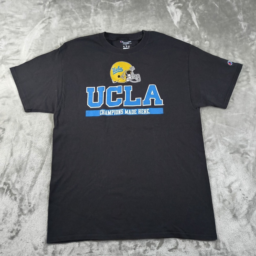 Vintage UCLA Bruins Shirt Men Large Champion‎ Made Here 90s Y2K Football NCAA